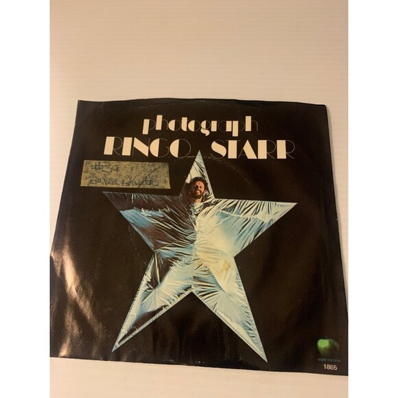 Vintage 1973 Ringo Starr "Photograph" 7" Vinyl Single With Sleeve - Picture 5 of 6